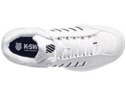 K-Swiss Chaussures De Tennis K Swiss Men Defier RS White White Black -Tennis Soldes Boutique 01033 175.06
