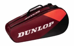 Sac De Tennis Dunlop CX-Club Black Red 6 Raquets