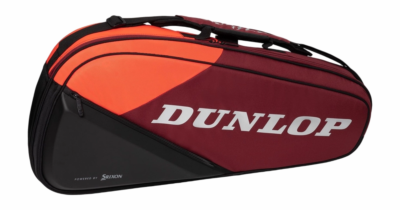 Sac De Tennis Dunlop CX-Club Black Red 3 Rackets 4 Sac De Tennis Dunlop CX-Club Black Red 3 Rackets â Image 2