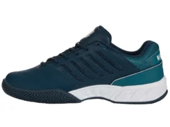 K-Swiss Chaussures De Tennis K Swiss Men Bigshot Light 4 Reflecting Pond Colonial Blue White -Tennis Soldes Boutique 06989 436.04