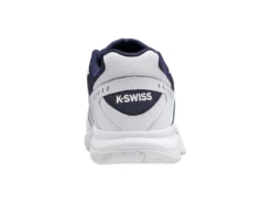 K-Swiss Chaussures De Tennis K Swiss Men Receiver V White Peacoat Silver -Tennis Soldes Boutique 07393 177.03