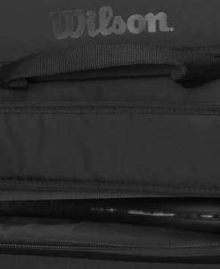 Sac De Tennis Wilson Black Tour 6Pk Racket Bag Black Black -Tennis Soldes Boutique 0975127968357 wr80329015noirtour6pkracketbagblpnghigh res