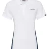 Polo HEAD Fille Club Tech White Dark Blue -Tennis Soldes Boutique 1 816449 2