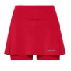 Jupe De Tennis HEAD Girls Club Basic Red -Tennis Soldes Boutique 1 816459 10
