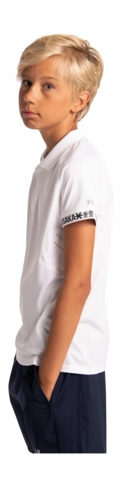 Polo De Tennis Osaka Kids Polo Jersey White -Tennis Soldes Boutique 1634654polo jersey white deshi sideca185315 de9c 4d57 a221 c127185096c4 no bg