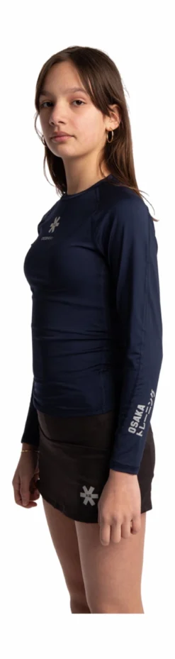T-Shirt De Sport Osaka Enfant Sous-Vêtement De Sport Navy -Tennis Soldes Boutique 16347356 baselayer navy deshi girl side767x no bg