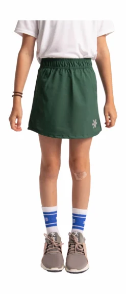 Jupe De Sport Osaka Girls Training Skort Dark Green -Tennis Soldes Boutique 16349303 training skort dark green deshi front no bg