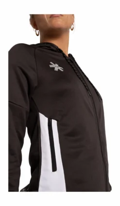 Gilet Osaka Femme Training Zip Hoodie Black -Tennis Soldes Boutique 16351224 training zip hoodie black women pocket no bg