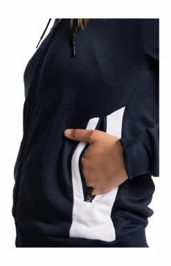 Gilet Osaka Femme Training Zip Hoodie Navy -Tennis Soldes Boutique 16351255 training zip hoodie navy women pocket no bg no bg