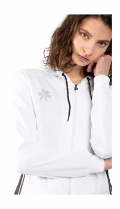 Gilet Osaka Femme Training Zip Hoodie White -Tennis Soldes Boutique 16351345 training zip hoodie white women star no bg