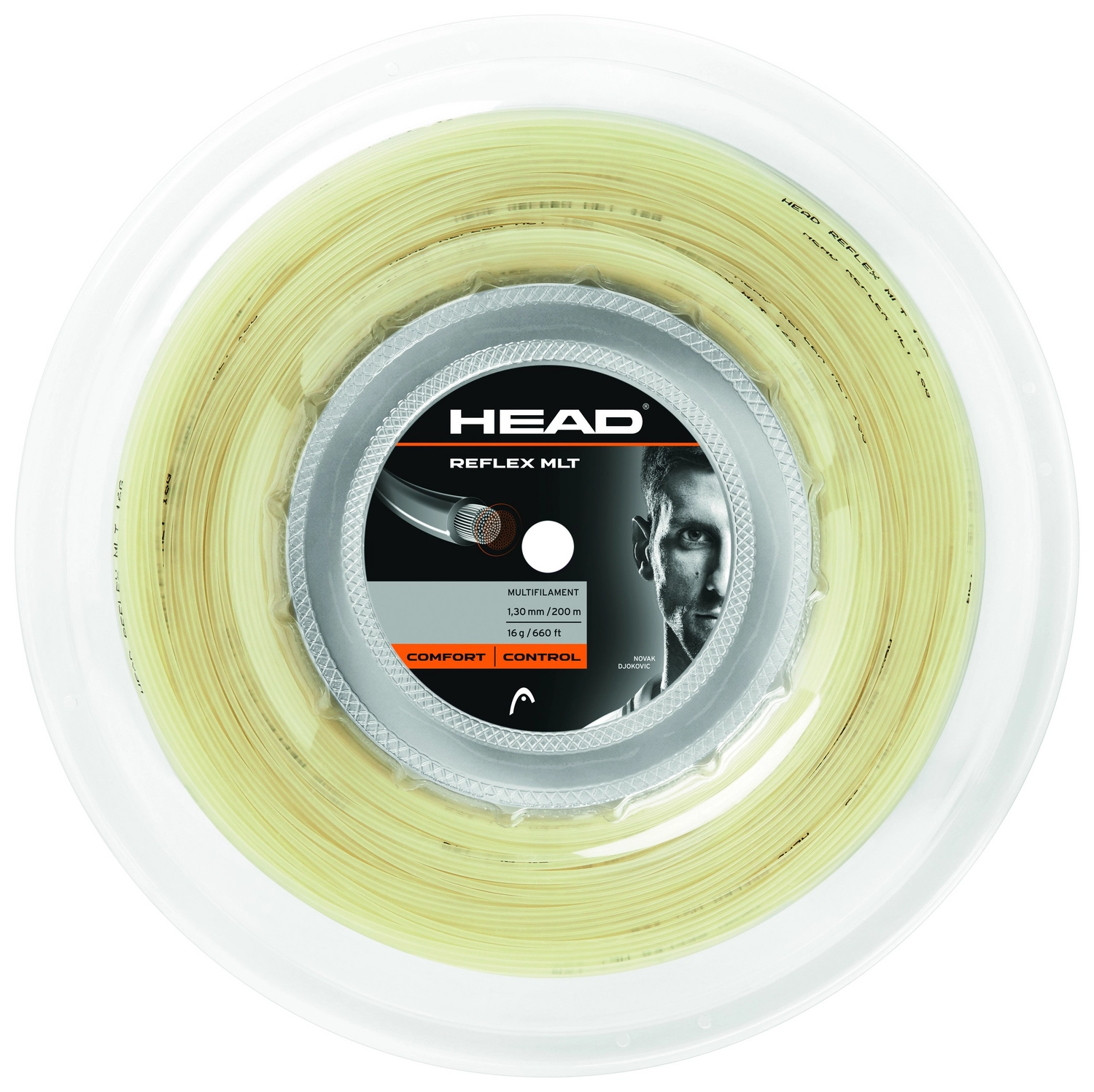 Cordage HEAD Reflex MLT Natural 1.25mm/200m 3 Cordage HEAD Reflex MLT Natural 1.25mm/200m