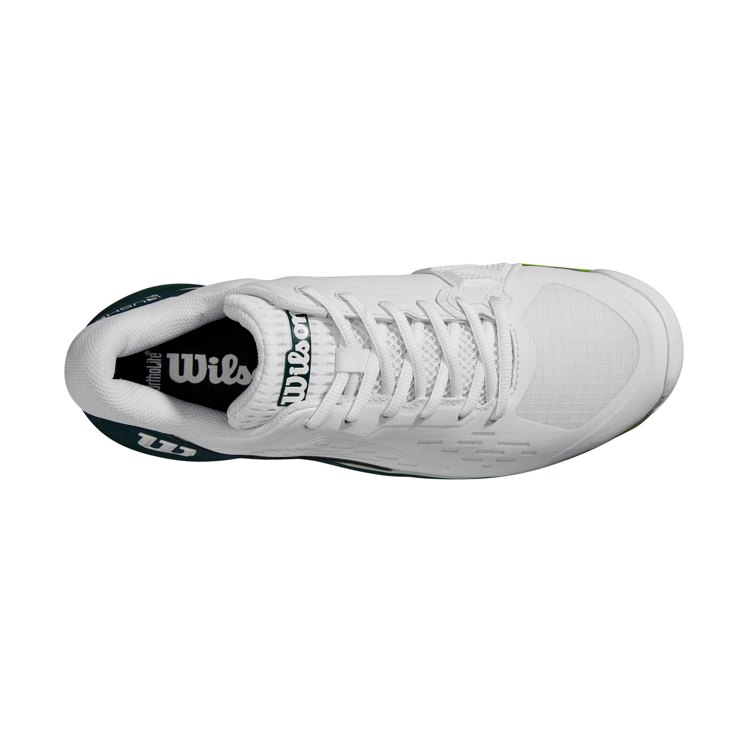 Chaussures De Tennis Wilson Men Rush Pro Ace Argile Clay White Ponderosa Jas Green 8 Chaussures De Tennis Wilson Men Rush Pro Ace Argile Clay White Ponderosa Jas Green – Image 6