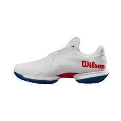 Chaussures De Tennis Wilson Femme Kaos Swift 1.5 Clay White Deja Vu Blue Wilson Red -Tennis Soldes Boutique 1831163wrs3331203kaosswift15cc2024womenswhitedejavubluewilsonredpnghigh res