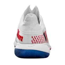Chaussures De Tennis Wilson Femme Kaos Swift 1.5 Clay White Deja Vu Blue Wilson Red -Tennis Soldes Boutique 1831163wrs3331204kaosswift15cc2024womenswhitedejavubluewilsonredpnghigh res