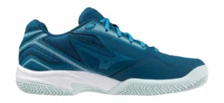 Chaussures De Tennis Mizuno Homme Break Shot 4 CC Moroccan Blue White Blue Glow -Tennis Soldes Boutique 1843400sh61gc23252703 no bg