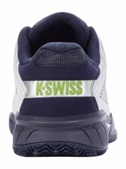 Chaussures De Tennis K-Swiss Men Hypercourt Express 2 HB White Peacoat Silver -Tennis Soldes Boutique 184721906614 17703 no bg no bg
