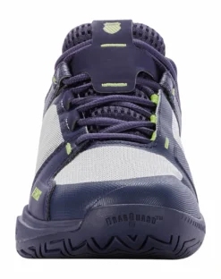 Chaussures De Tennis K-Swiss Men Ultrashot Team Peacoat Gray Violet Lime Green -Tennis Soldes Boutique 184722807395 49002 no bg