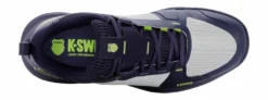 Chaussures De Tennis K-Swiss Men Ultrashot Team Peacoat Gray Violet Lime Green -Tennis Soldes Boutique 184722807395 49006 no bg
