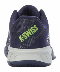 Chaussures De Tennis K-Swiss Men Express Light 3 Peacoat Gray Violet Lime Green -Tennis Soldes Boutique 184723408562 49003 no bg