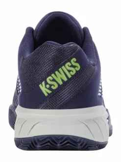 Chaussures De Tennis K-Swiss Men Express Light 3 HB Peacoat Gray Violet Lime Green -Tennis Soldes Boutique 184724008563 49003 no bg