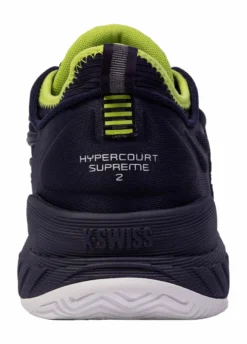 Chaussures De Tennis K-Swiss Men Hypercourt Supreme 2 Peacoat White Lime Green -Tennis Soldes Boutique 184724609071 49403 no bg
