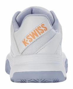K-Swiss Chaussures De Tennis K Swiss Women Court Express HB White Heather Peach Fuzz -Tennis Soldes Boutique 184728896750 95803 no bg