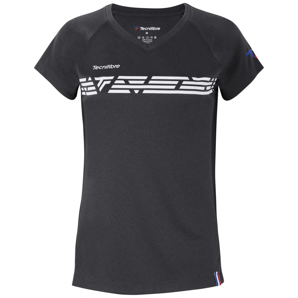 T-Shirt De Tennis Tecnifibre Women F2 Airmesh Black Heather 3 T-Shirt De Tennis Tecnifibre Women F2 Airmesh Black Heather