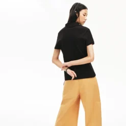 Polo Lacoste Women PF5462 Slim Fit Noir -Tennis Soldes Boutique 3 PF5462 031 24202