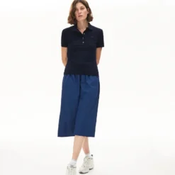 Polo Lacoste Women PF5462 Slim Fit Bleu Marine -Tennis Soldes Boutique 3 PF5462 166 24202