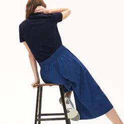 Polo Lacoste Women PF5462 Slim Fit Bleu Marine -Tennis Soldes Boutique 4 PF5462 166 24203