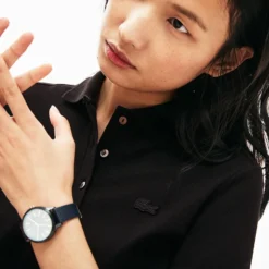 Polo Lacoste Women PF5462 Slim Fit Noir -Tennis Soldes Boutique 5 PF5462 031 24204