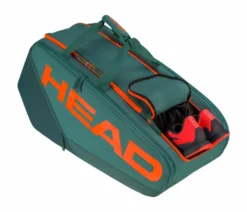 Sac De Tennis HEAD Pro Racquet Bag 12R Dark Cyan Fluo Orange -Tennis Soldes Boutique 724794627341pro racquet bag xl dyfo 2 no bg