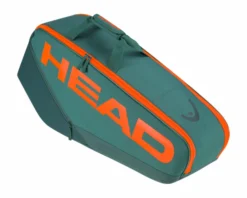 Sac De Tennis HEAD Pro Racquet Bag 9R Dark Cyan Fluo Orange -Tennis Soldes Boutique 724794627358pro racquet bag l dyfo 2 no bg