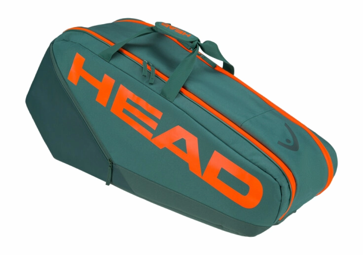 Sac De Tennis HEAD Pro Racquet Bag 6R Dark Cyan Fluo Orange 5 Sac De Tennis HEAD Pro Racquet Bag 6R Dark Cyan Fluo Orange – Image 3