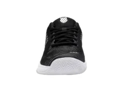 K-Swiss Chaussures De Tennis K Swiss Femme Hypercourt Express 2 Black White Silver -Tennis Soldes Boutique 96613 085.02