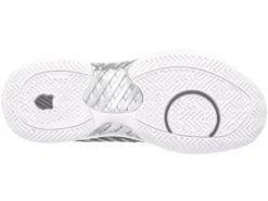 K-Swiss Chaussures De Tennis K Swiss Femme Hypercourt Express 2 Black White Silver -Tennis Soldes Boutique 96613 085.05