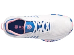 K-Swiss Chaussures De Tennis K Swiss Women Hypercourt Supreme White Star Sapphire Orchid Pink -Tennis Soldes Boutique 96615 969.06