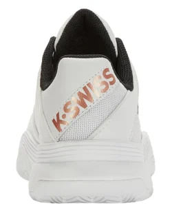 K-Swiss Chaussures De Tennis K Swiss Women Court Express HB White Black Rose Gold -Tennis Soldes Boutique 96750 196.03