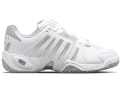 K-Swiss Chaussures De Tennis K Swiss Women Accomplish IV Omni White Vapor Blue Silver