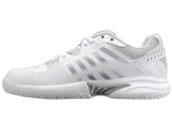 K-Swiss Chaussures De Tennis K Swiss Women Receiver V Omni White Vapor Blue Silver -Tennis Soldes Boutique 97394 974.04