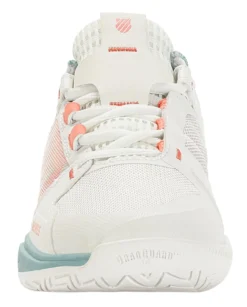 K-Swiss Chaussures De Tennis K Swiss Women Ultrashot Team Blanc Nile Desert Flower -Tennis Soldes Boutique 97395 143.02