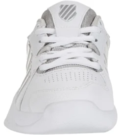 K-Swiss Chaussures De Tennis K Swiss Women Receiver V Carpet White Vapor Blue Silver -Tennis Soldes Boutique 97917 974.02