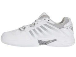 K-Swiss Chaussures De Tennis K Swiss Women Receiver V Carpet White Vapor Blue Silver -Tennis Soldes Boutique 97917 974.04