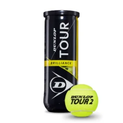 Balles De Tennis Dunlop Tour Brilliance (3 Balles) -Tennis Soldes Boutique DT19 601326 TOUR20BRILLIANCE 3PET 03