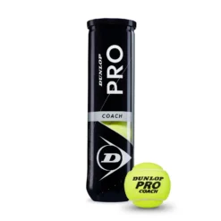 Balle De Tennis Dunlop Pro Coach (Boîte De 4) 2020 -Tennis Soldes Boutique DT19 601329 PRO20COACH 4PET 03