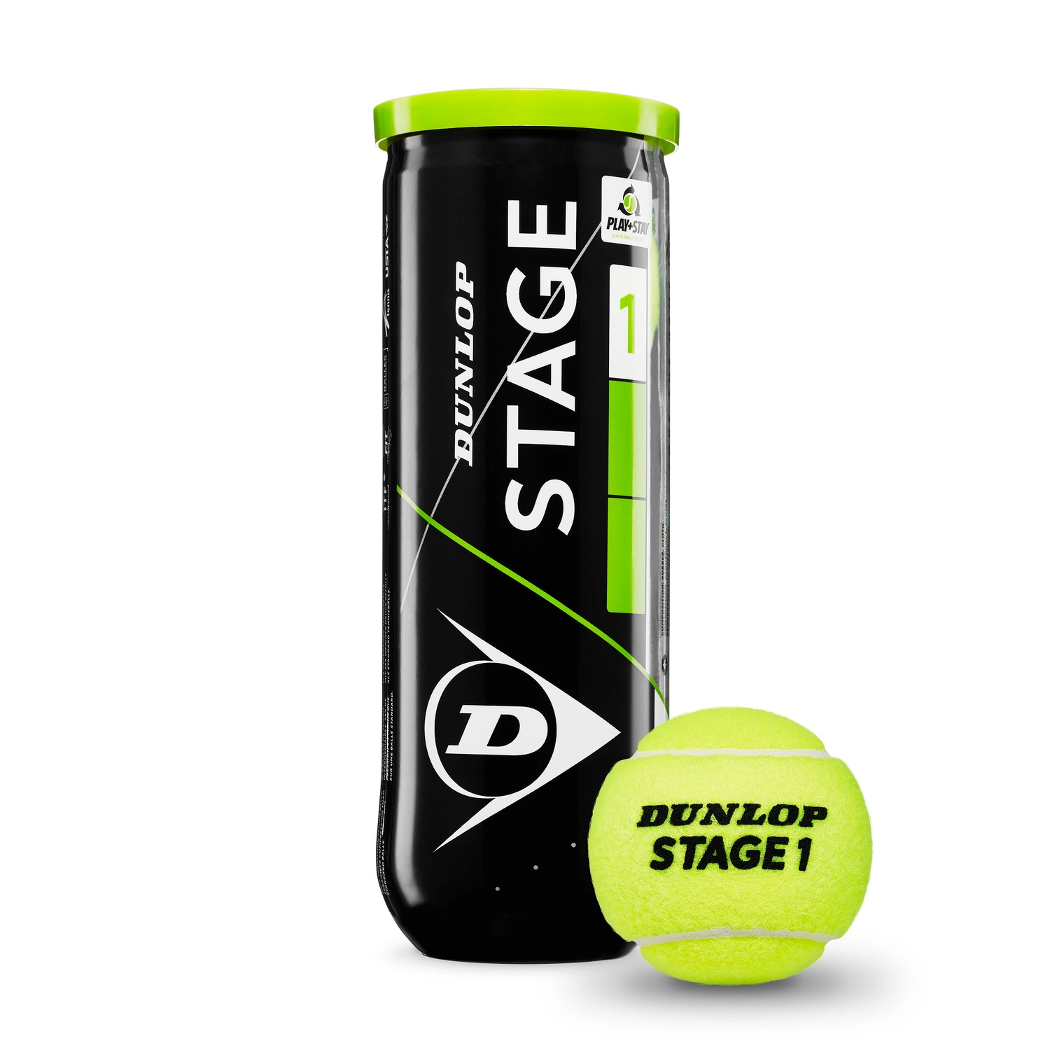 Balles De Tennis Dunlop Stage 1 Green 3 Balles (Boîte De 24x3) – Image 5