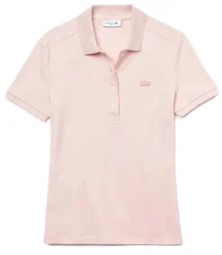 Polo Lacoste Femme PF5462 Slim Fit Rose Pale