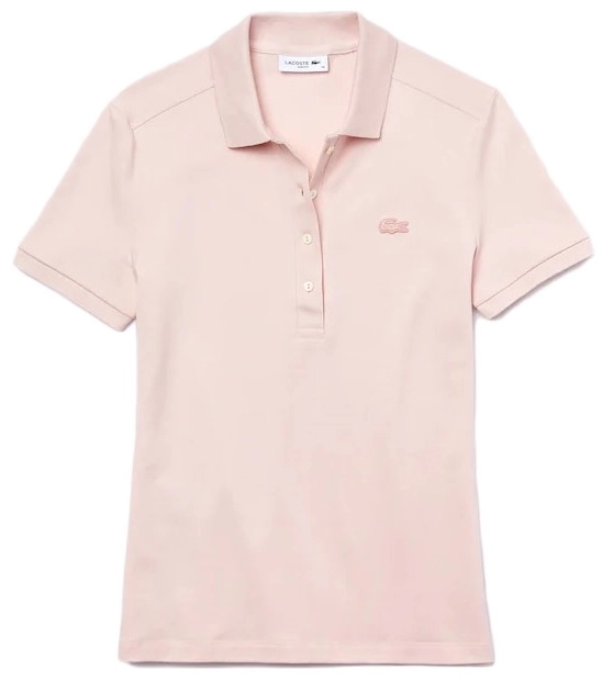 Polo Lacoste Femme PF5462 Slim Fit Rose Pale 3 Polo Lacoste Femme PF5462 Slim Fit Rose Pale