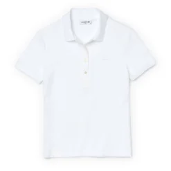 Polo Lacoste Women PF5462 Slim Fit Blanc