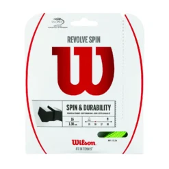 Cordage De Tennis Wilson Revolve Spin 16 Set Green 1.30mm/12m